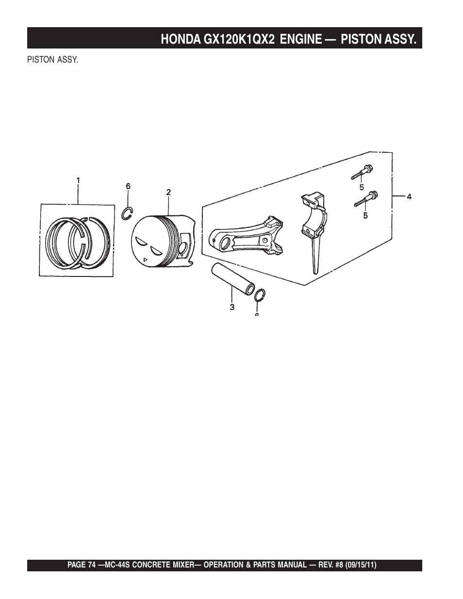 Multiquip MC44S User Manual | Page 74 / 84