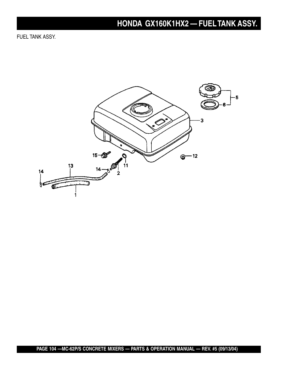 Multiquip MC62P User Manual | Page 104 / 120