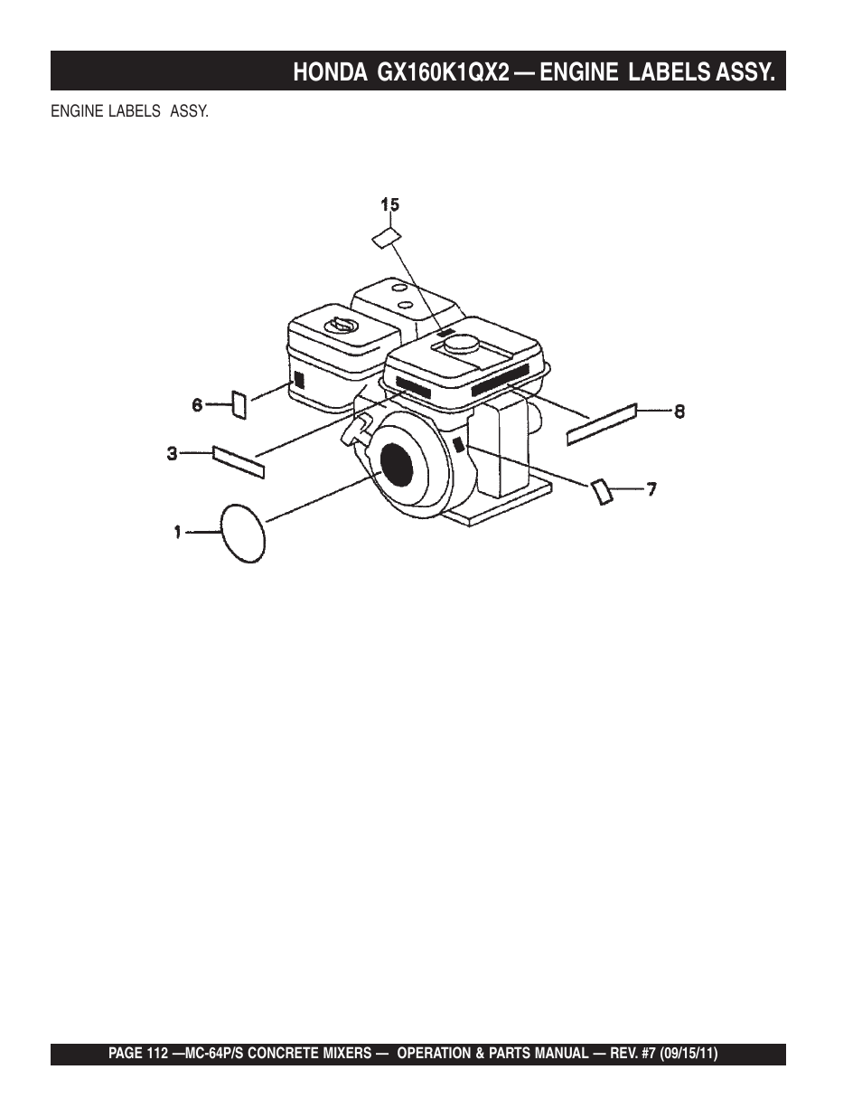 Multiquip MC64P User Manual | Page 112 / 116