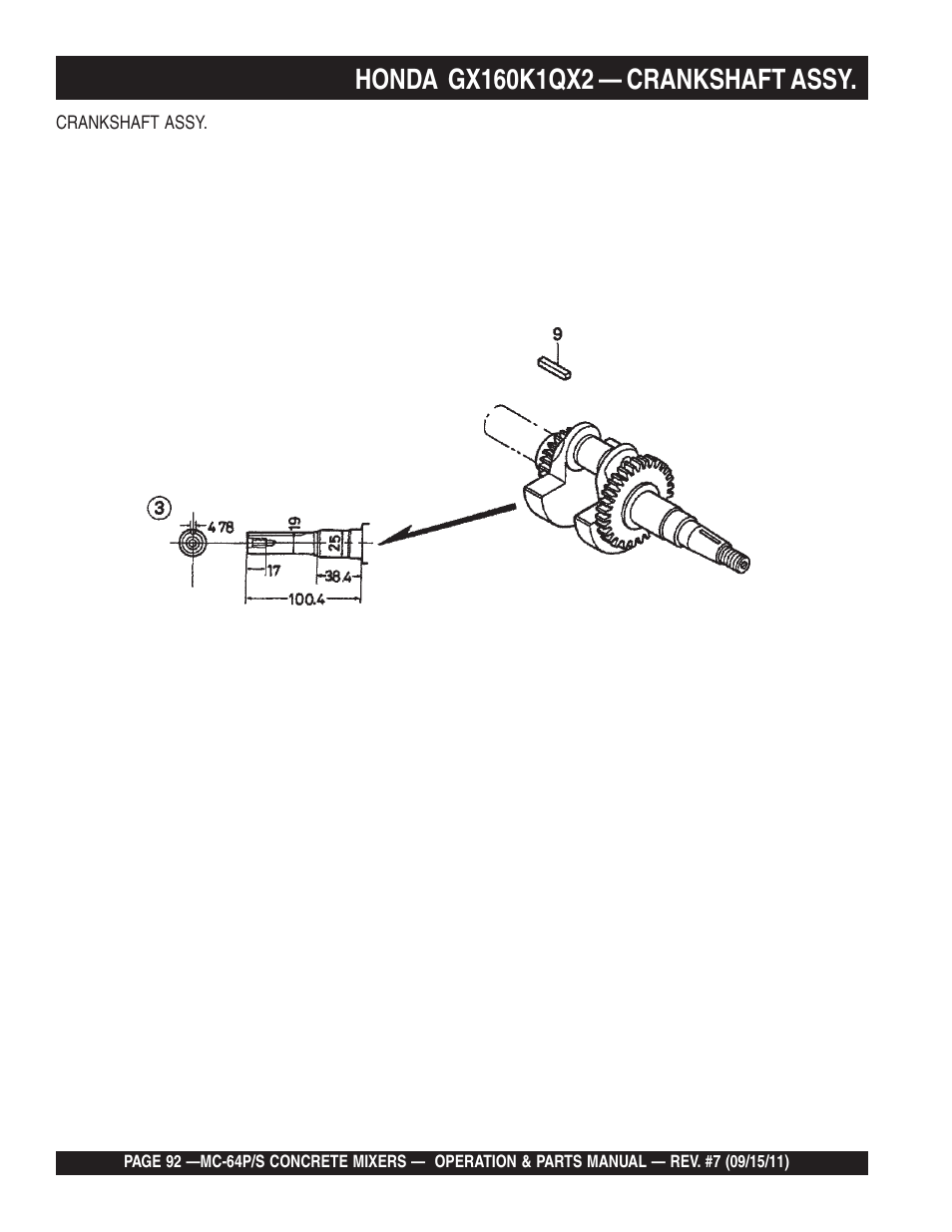 Multiquip MC64P User Manual | Page 92 / 116