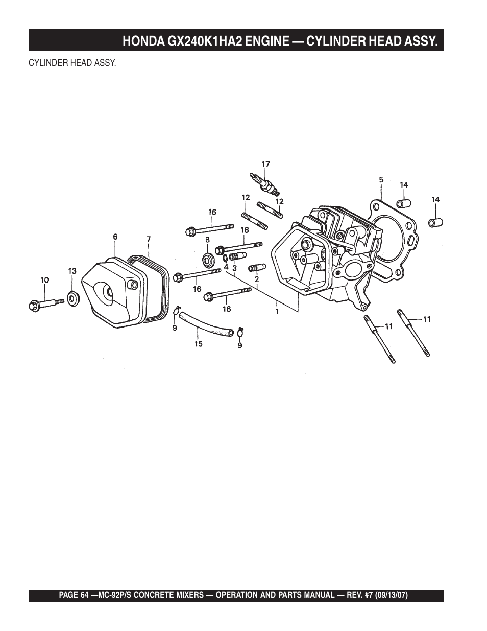 Multiquip MC92S_P User Manual | Page 64 / 86