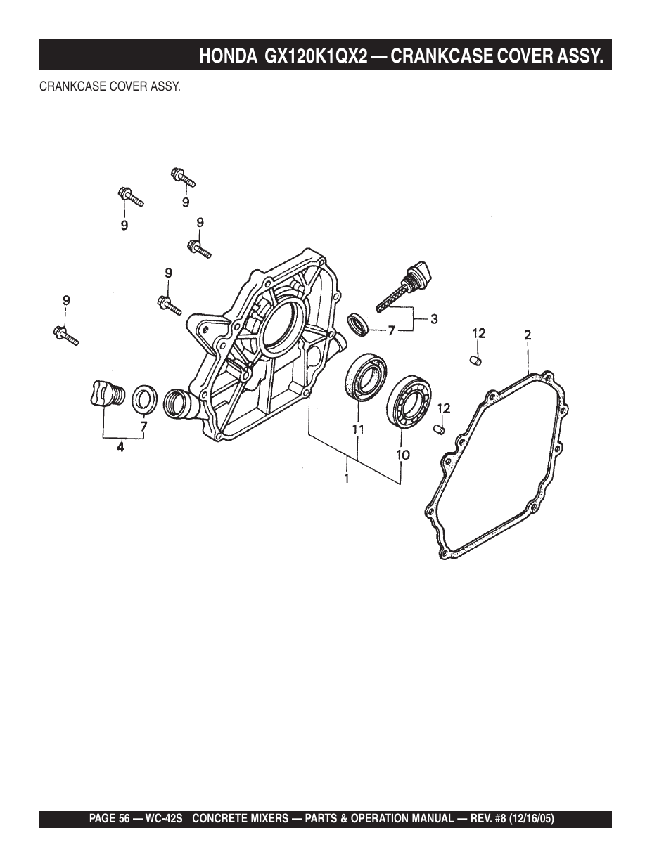 Multiquip WC42S User Manual | Page 56 / 84