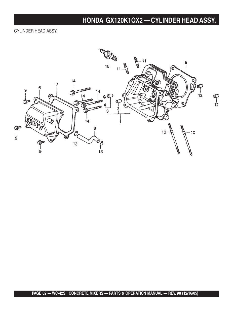 Multiquip WC42S User Manual | Page 62 / 84