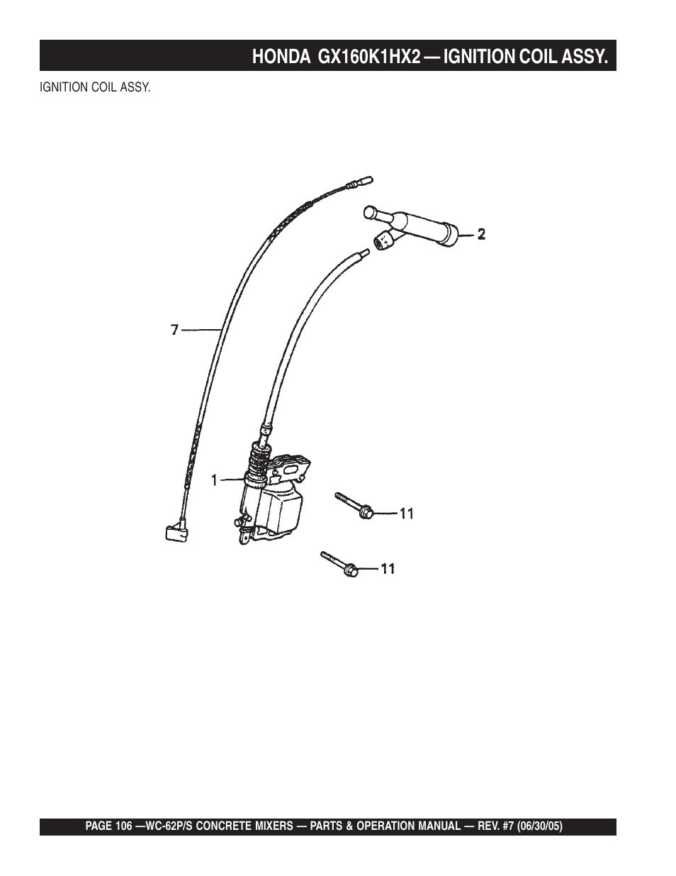 Multiquip WC62S_P User Manual | Page 106 / 120