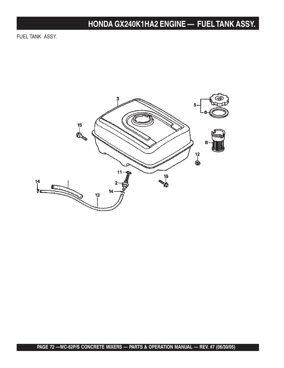 Multiquip WC62S_P User Manual | Page 72 / 120
