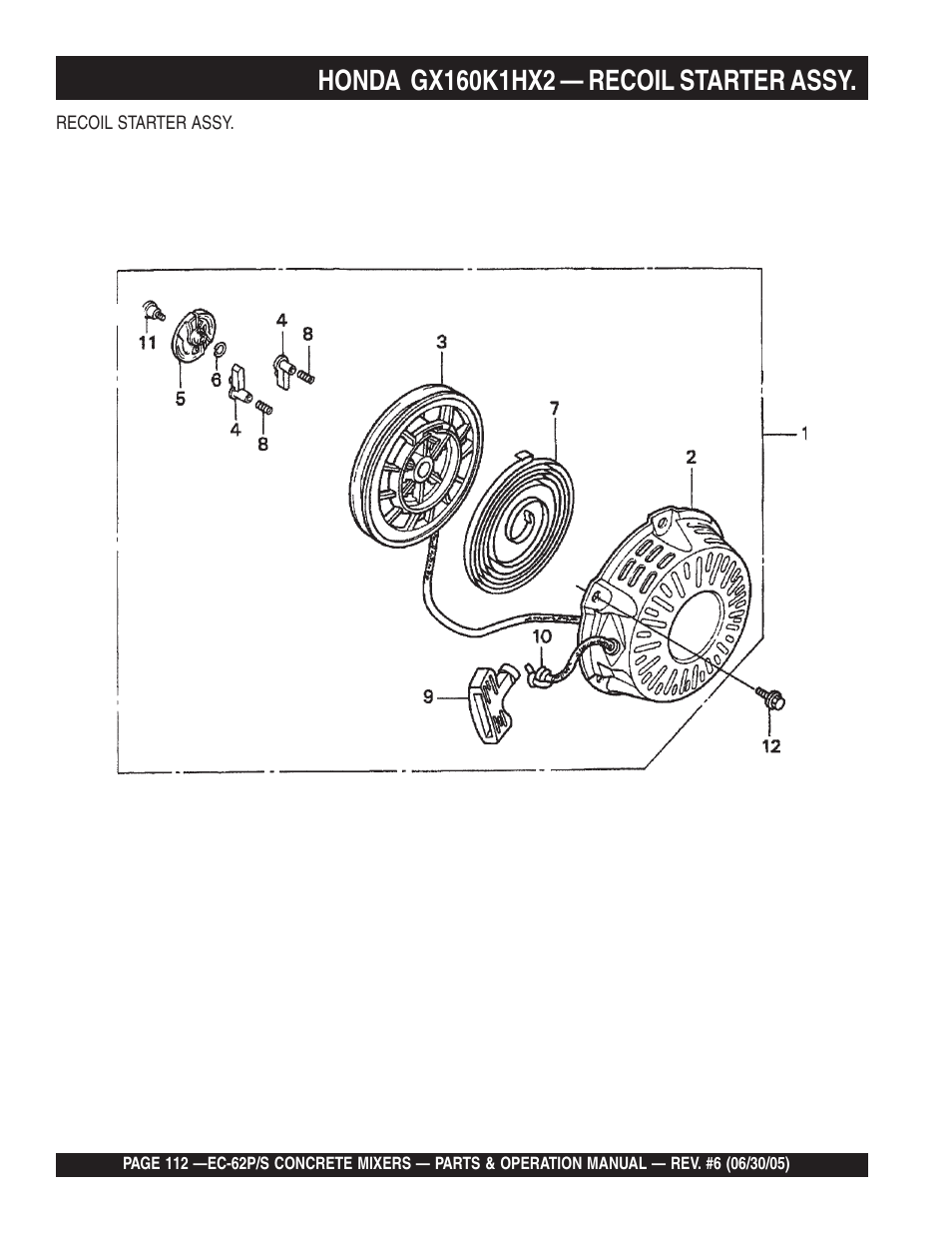 Multiquip EC62S_P User Manual | Page 112 / 120
