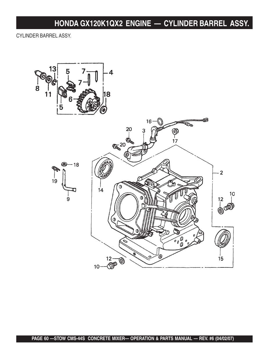 Multiquip CMS44S User Manual | Page 60 / 84