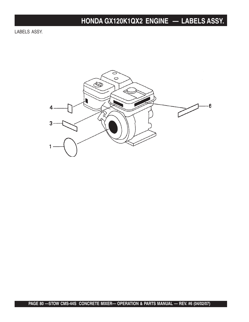 Multiquip CMS44S User Manual | Page 80 / 84