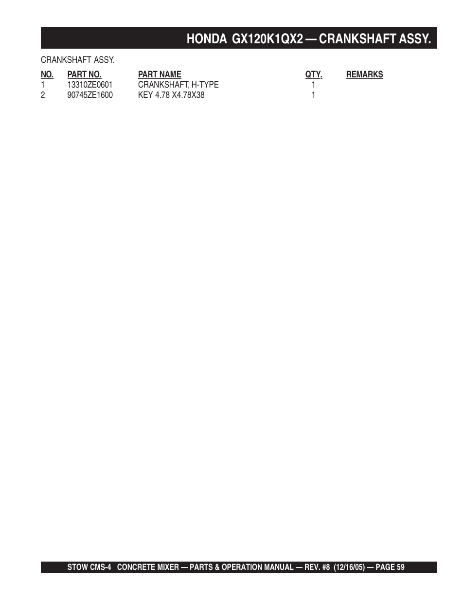 Multiquip CMS4S User Manual | Page 59 / 84