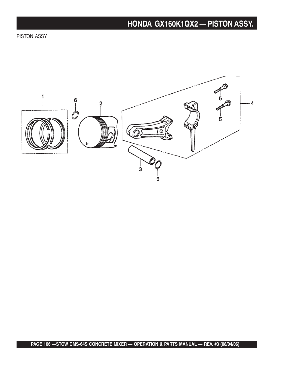 Multiquip CMS64S User Manual | Page 106 / 114