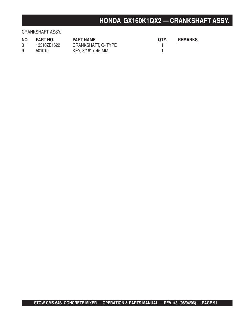 Multiquip CMS64S User Manual | Page 91 / 114