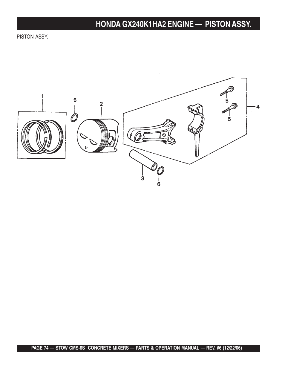 Multiquip CMS6S User Manual | Page 74 / 118