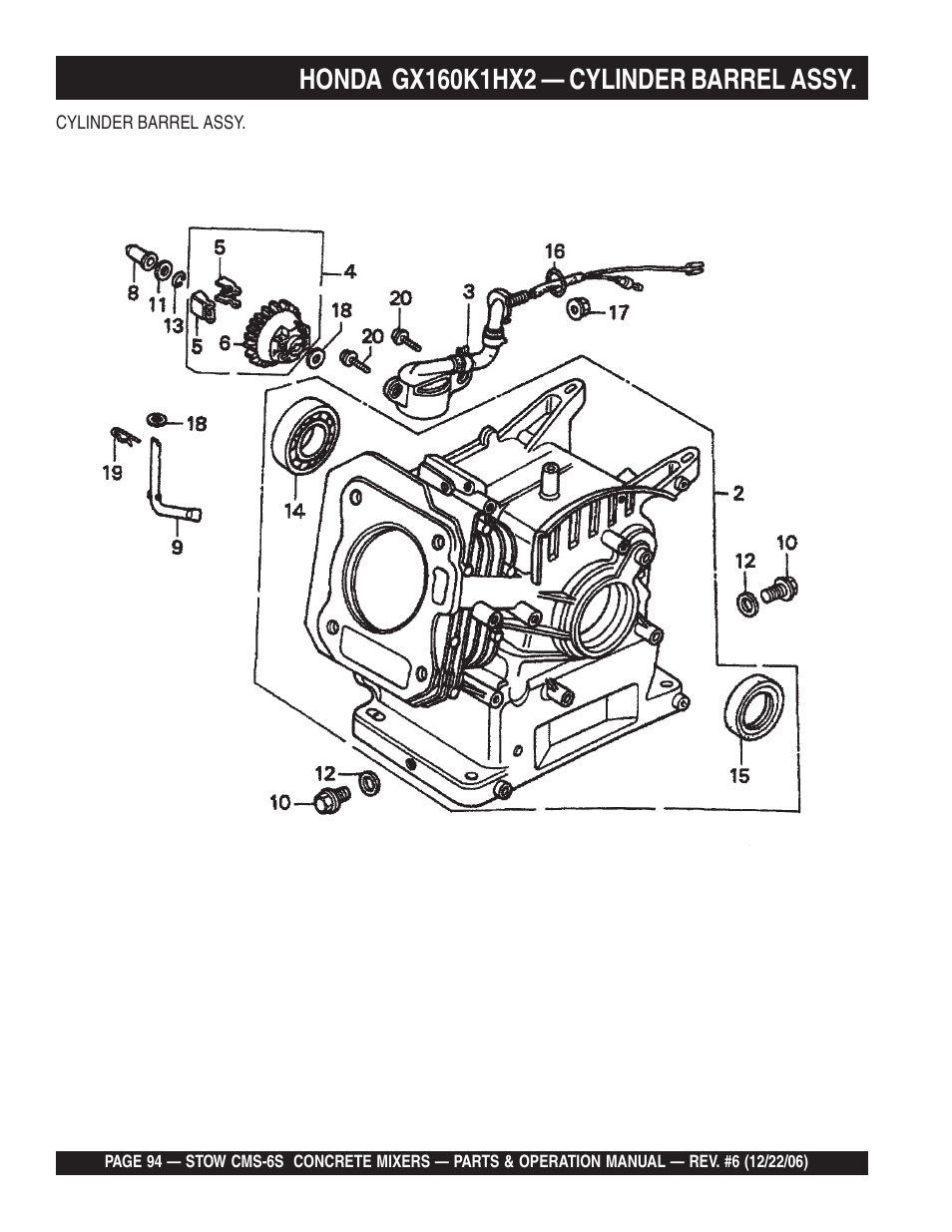 Multiquip CMS6S User Manual | Page 94 / 118