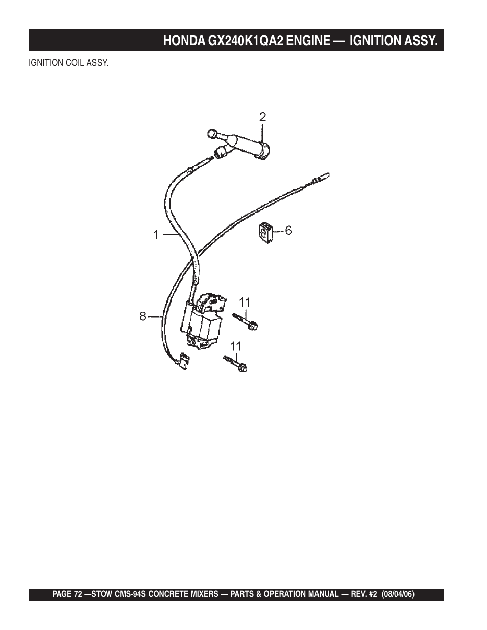 Multiquip CMS94S User Manual | Page 72 / 82