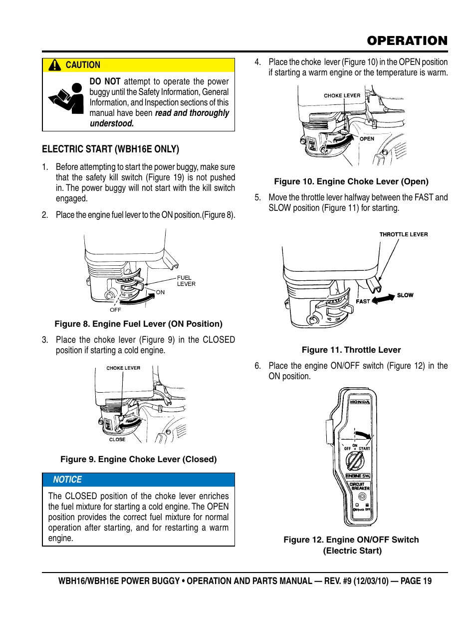 Operation | Multiquip WBH16_16E User Manual | Page 19 / 30
