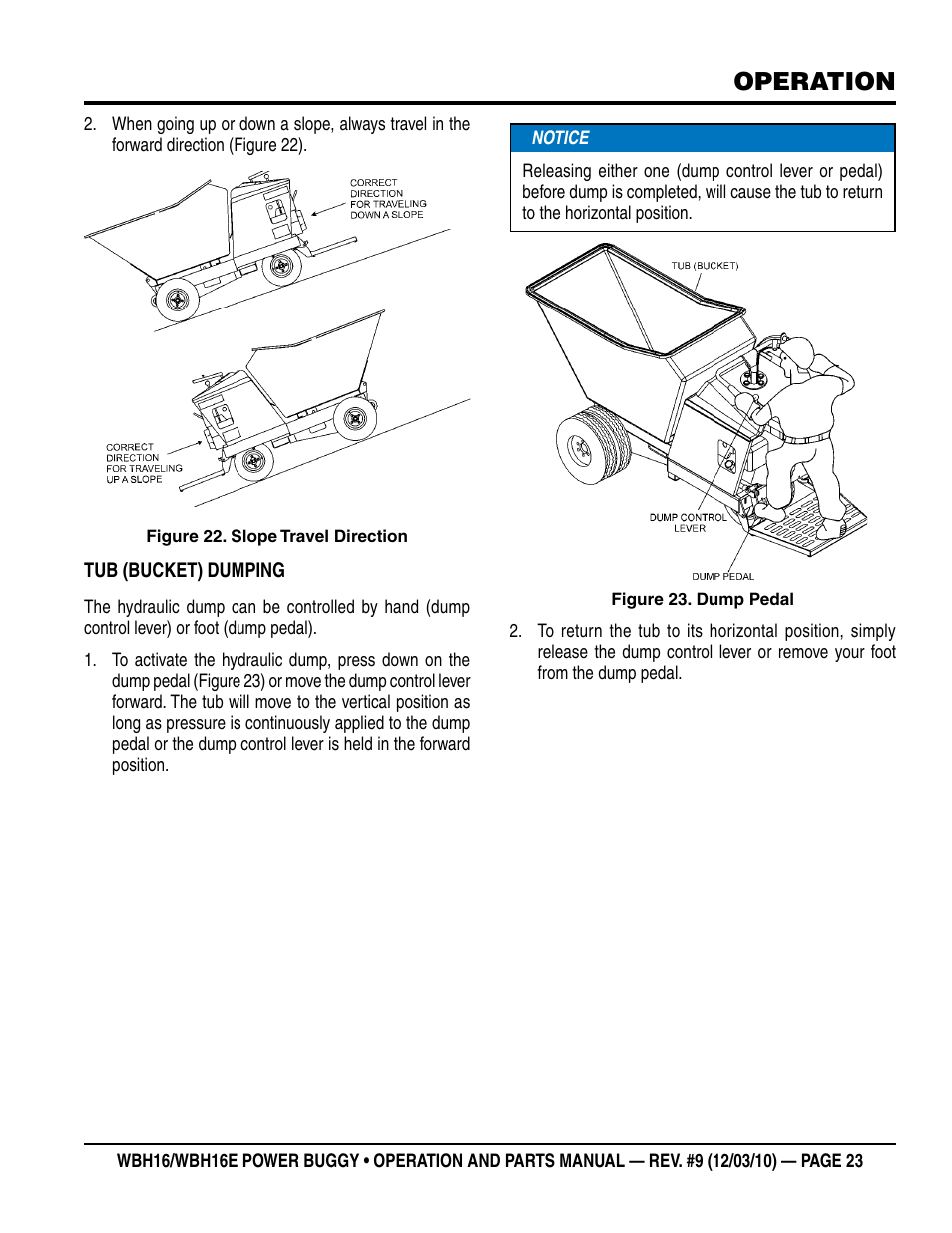Operation | Multiquip WBH16_16E User Manual | Page 23 / 30