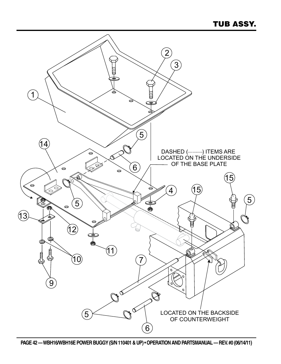 Multiquip WBH16_16E User Manual | Page 42 / 64