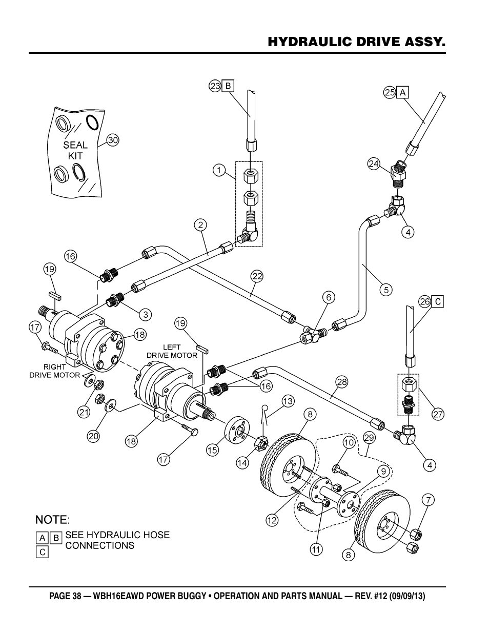 Multiquip WBH16EAWD User Manual | Page 38 / 68