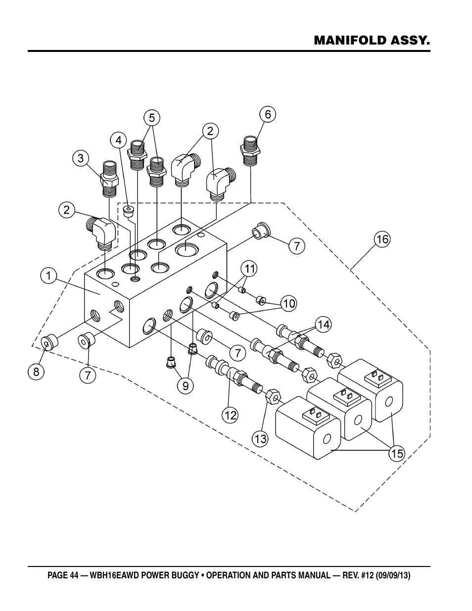 Multiquip WBH16EAWD User Manual | Page 44 / 68