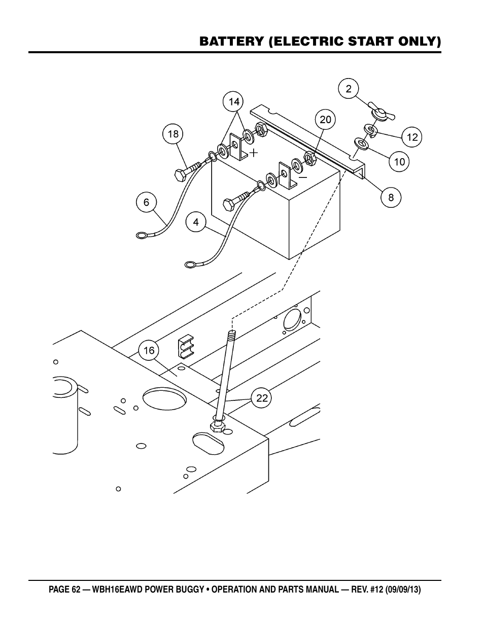 Multiquip WBH16EAWD User Manual | Page 62 / 68