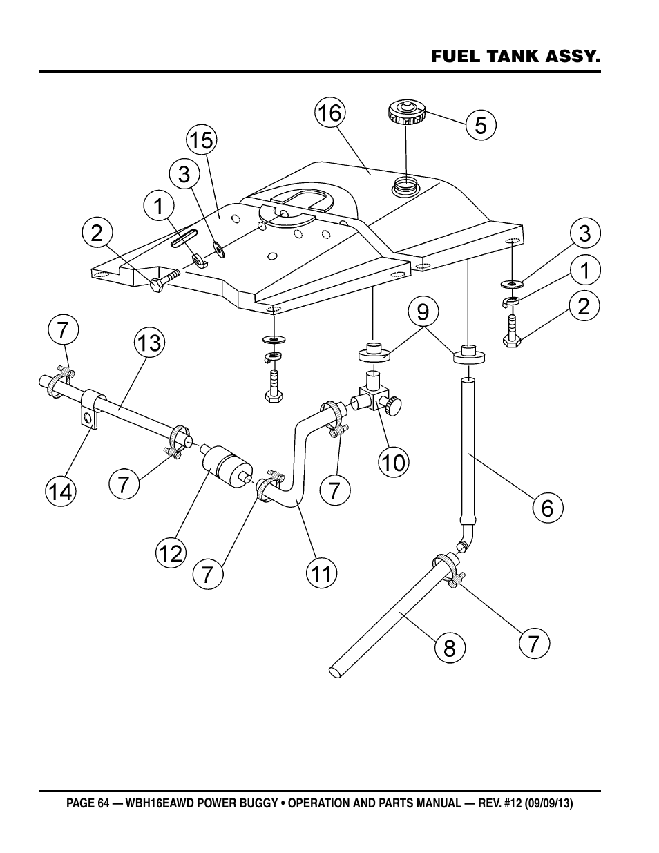 Multiquip WBH16EAWD User Manual | Page 64 / 68
