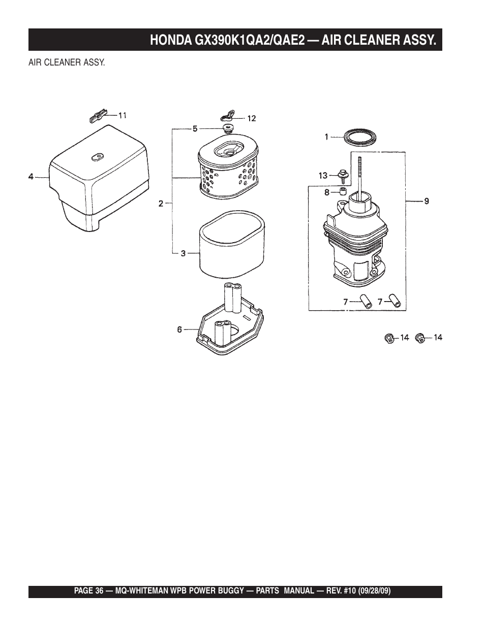 Multiquip WPB16_16E User Manual | Page 36 / 74