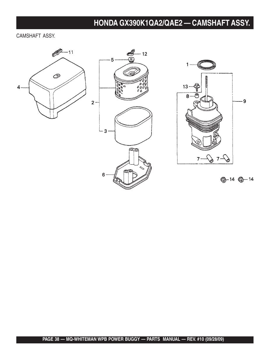 Multiquip WPB16_16E User Manual | Page 38 / 74