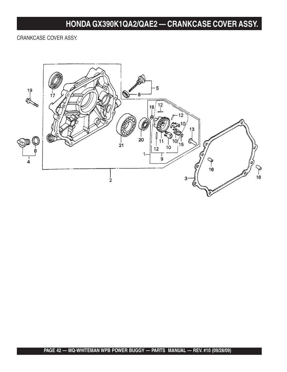 Multiquip WPB16_16E User Manual | Page 42 / 74