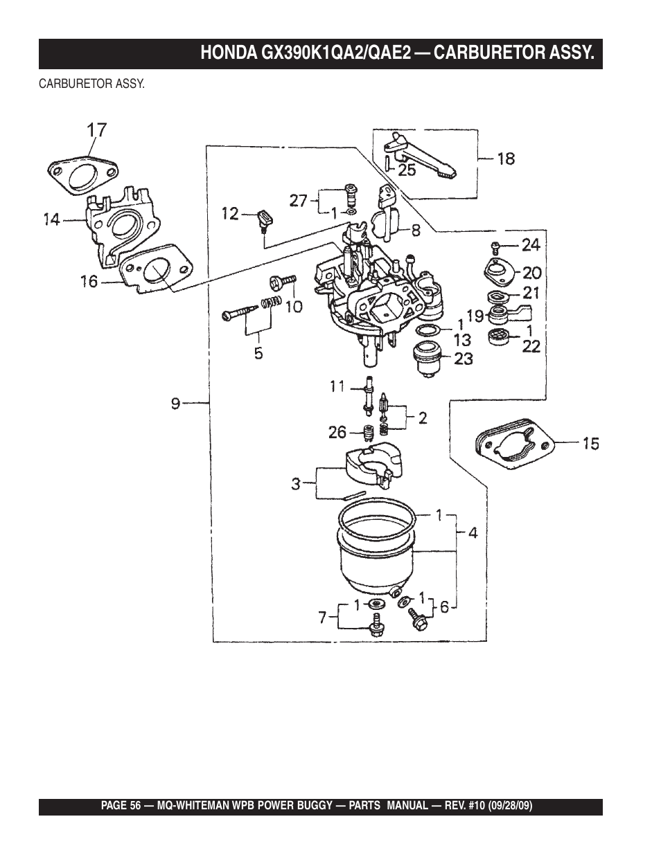 Multiquip WPB16_16E User Manual | Page 56 / 74
