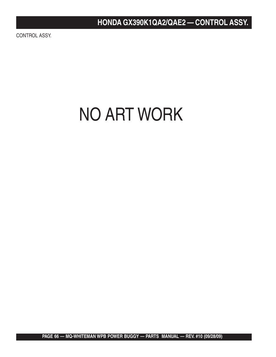 No art work | Multiquip WPB16_16E User Manual | Page 66 / 74