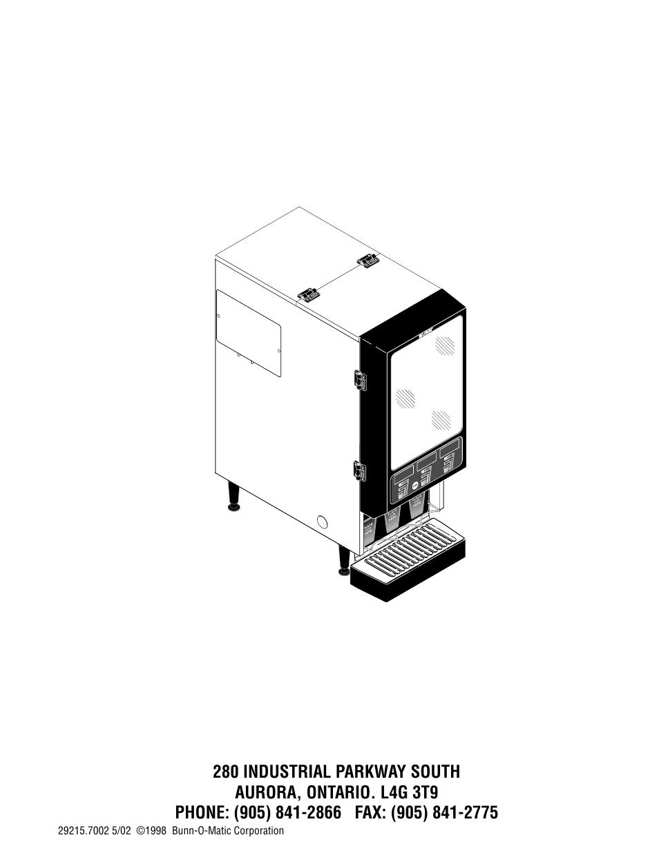 Bunn FMD DBC-3 4-CUP User Manual | 4 pages