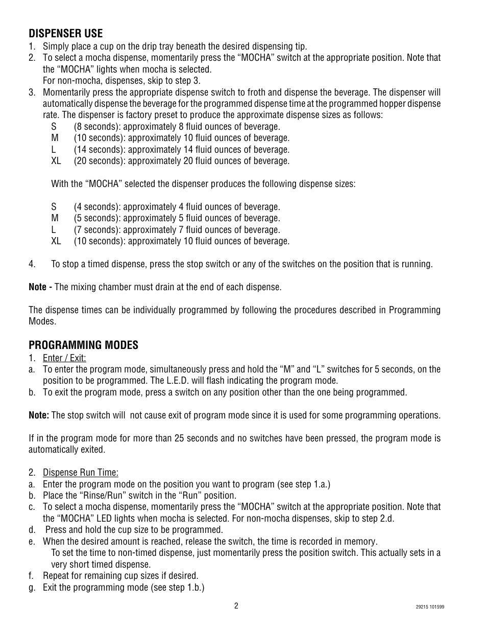 Bunn FMD DBC-3 4-CUP User Manual | Page 2 / 4