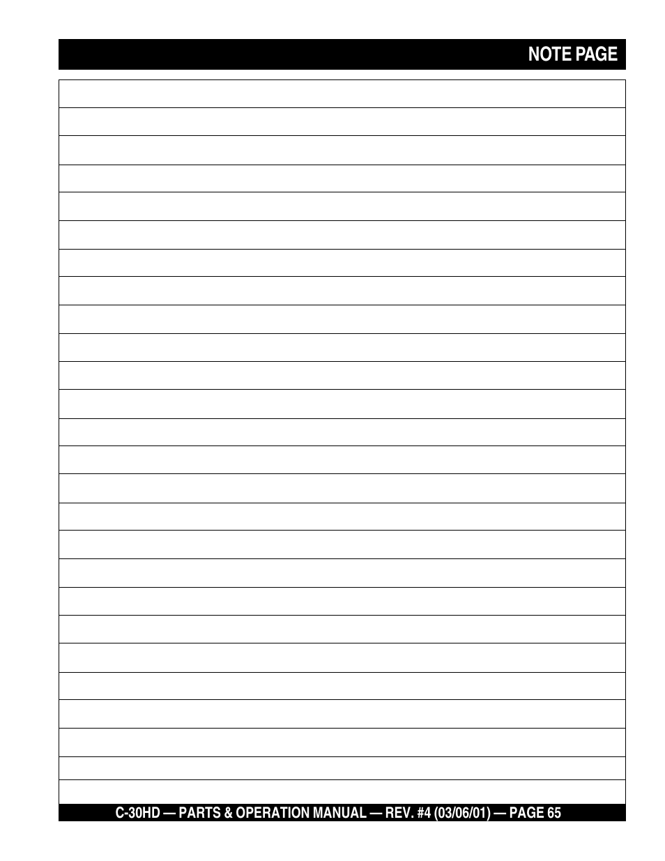 Multiquip C30HD User Manual | Page 65 / 94