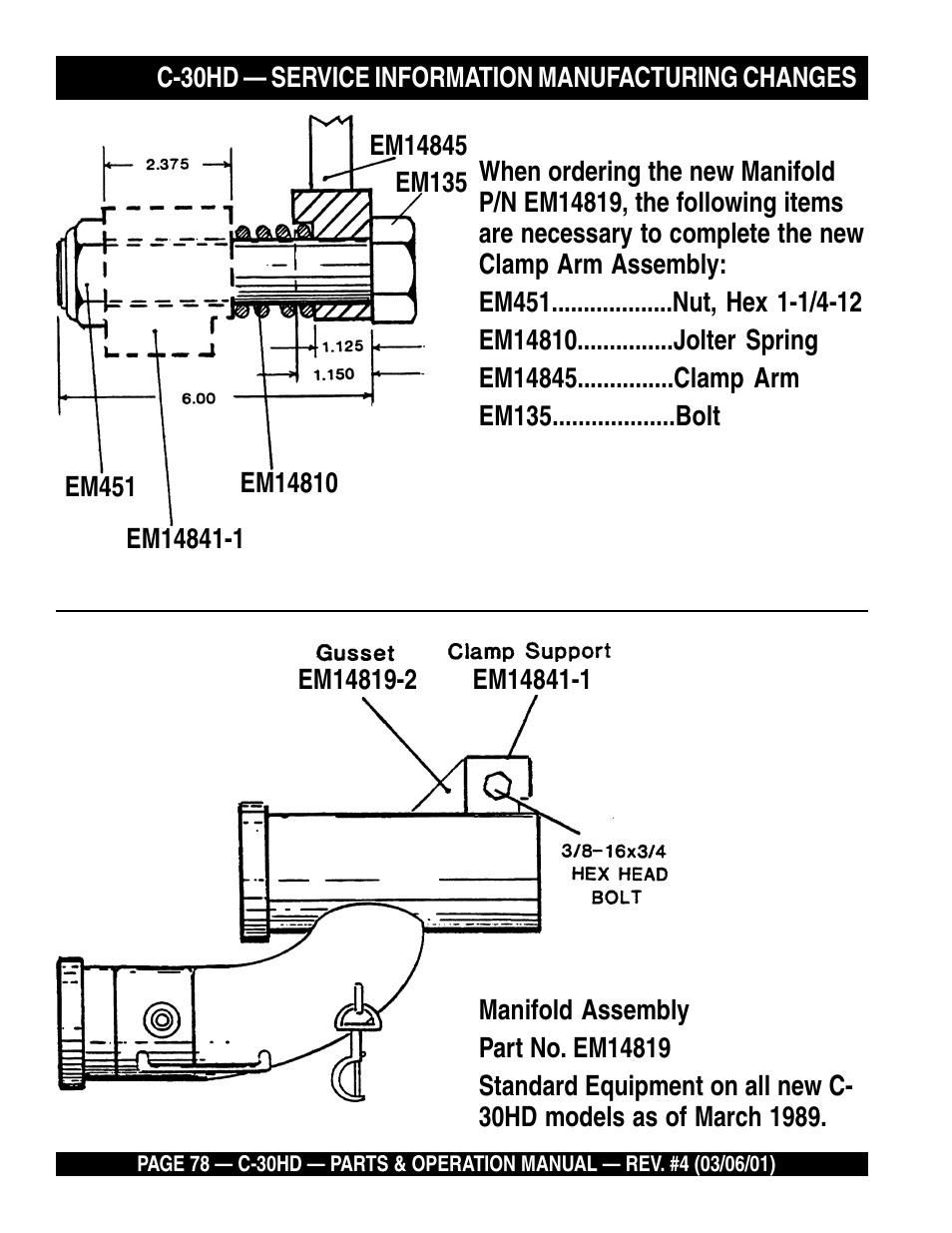 Multiquip C30HD User Manual | Page 78 / 94
