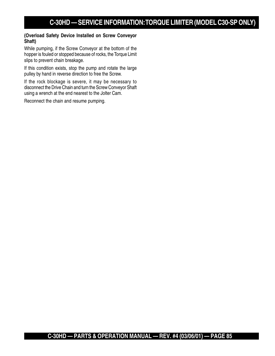 Multiquip C30HD User Manual | Page 85 / 94