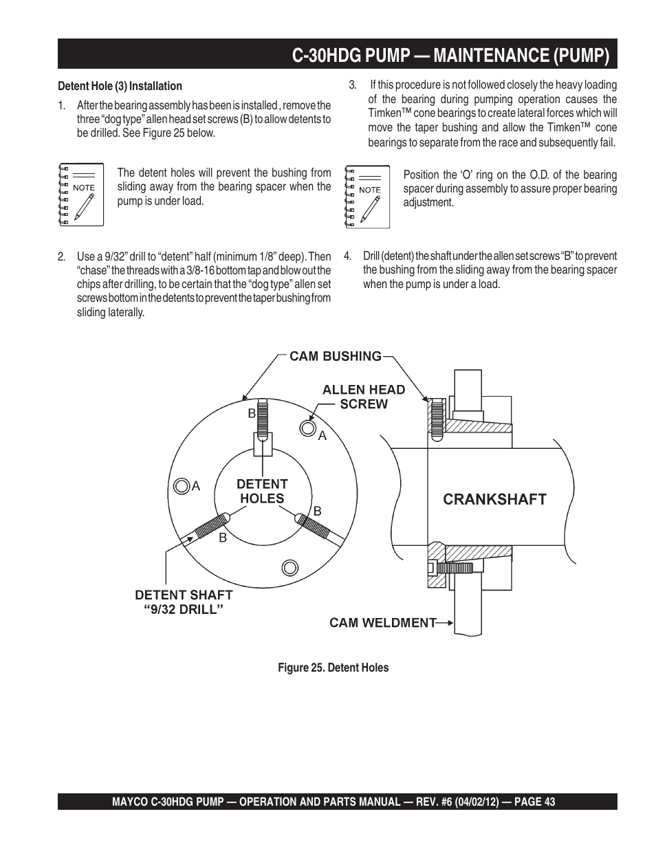 C-30hdg pump — maintenance (pump) | Multiquip C30HDG User Manual | Page 43 / 112