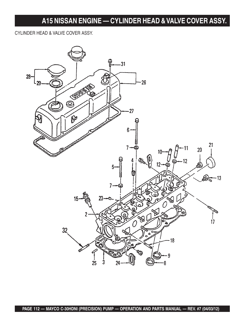 Multiquip C30HDNI User Manual | Page 112 / 136