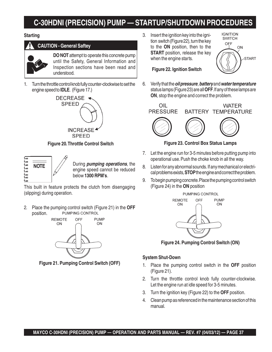 Multiquip C30HDNI User Manual | Page 37 / 136
