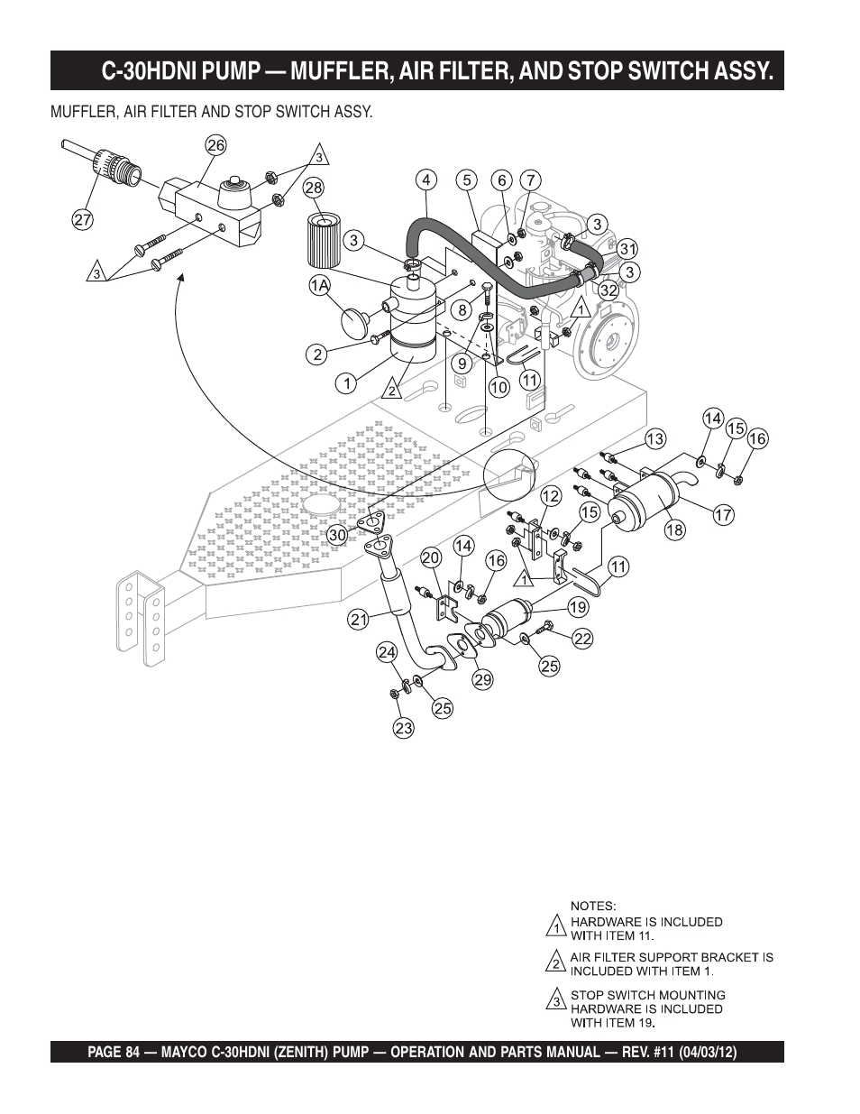 Multiquip C30HDNI User Manual | Page 84 / 134