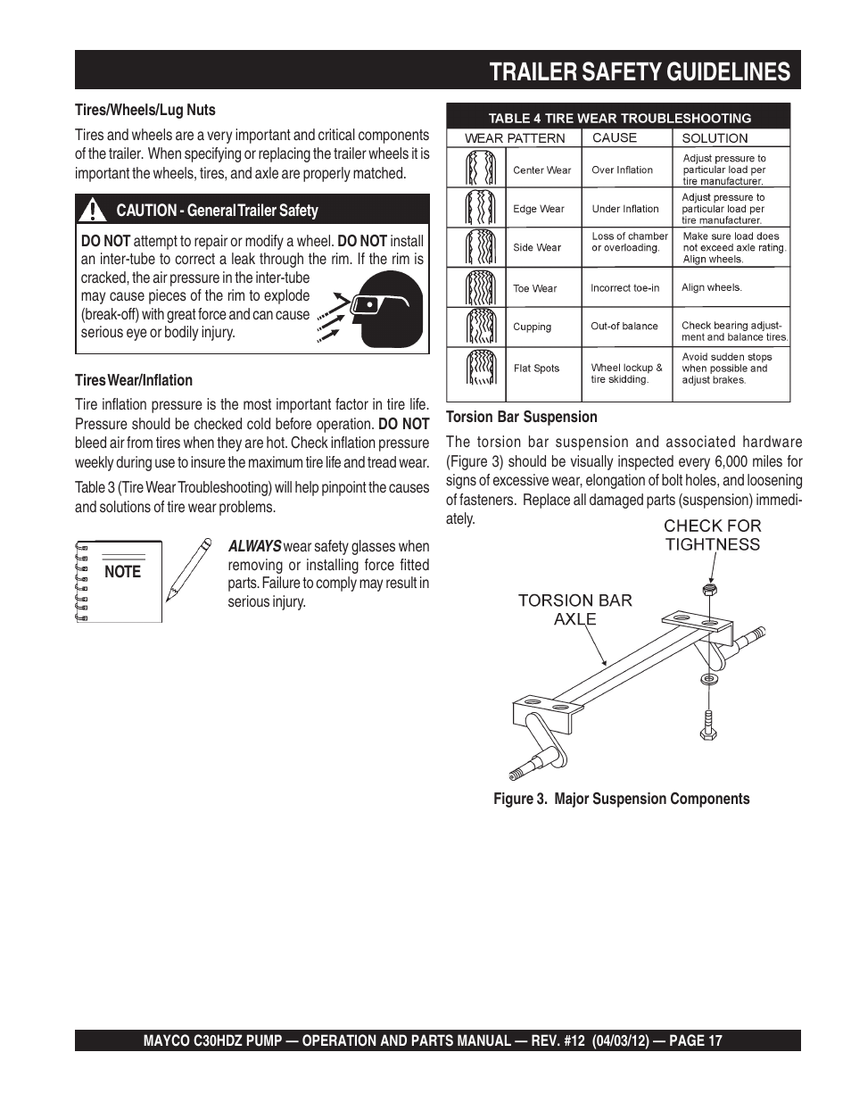 Trailer safety guidelines | Multiquip C30HDZ User Manual | Page 17 / 106