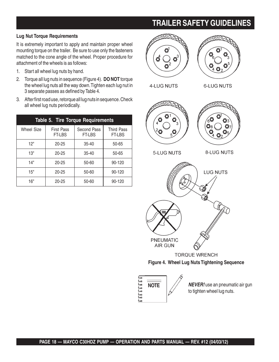 Trailer safety guidelines | Multiquip C30HDZ User Manual | Page 18 / 106