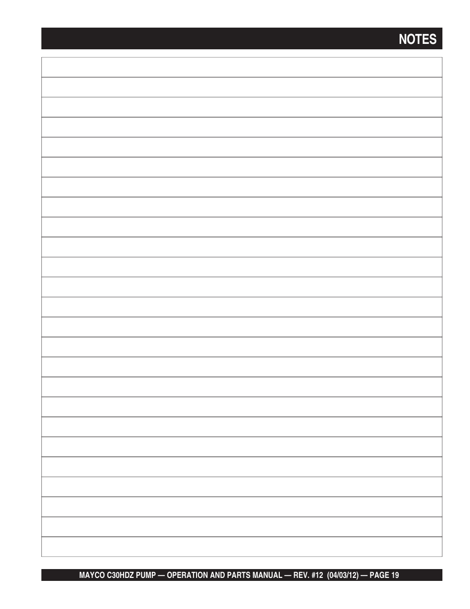 Multiquip C30HDZ User Manual | Page 19 / 106