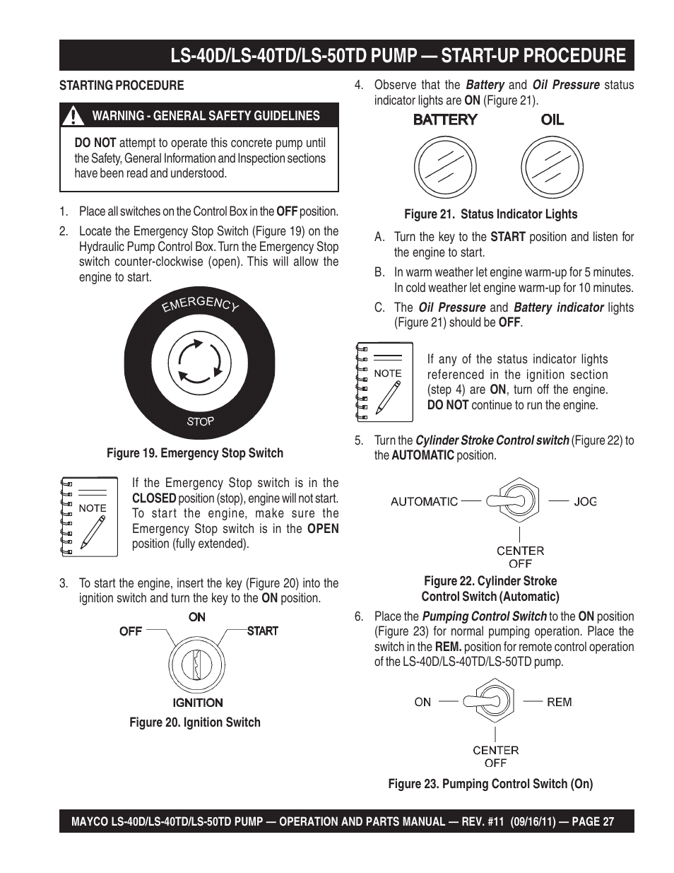 Multiquip LS-50TD User Manual | Page 27 / 140