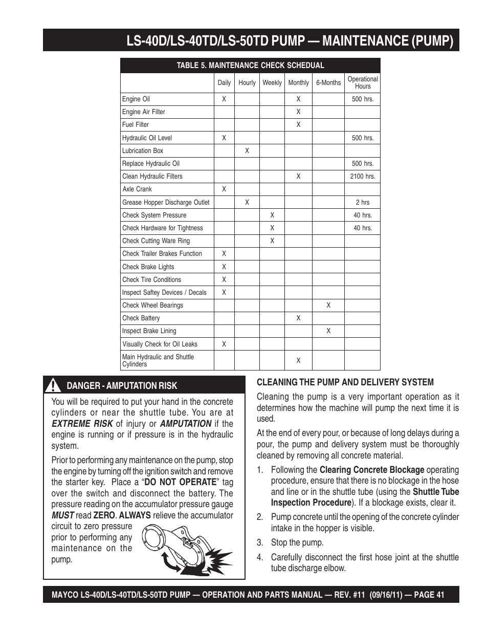Multiquip LS-50TD User Manual | Page 41 / 140
