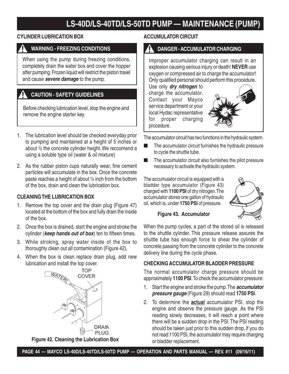 Multiquip LS-50TD User Manual | Page 44 / 140