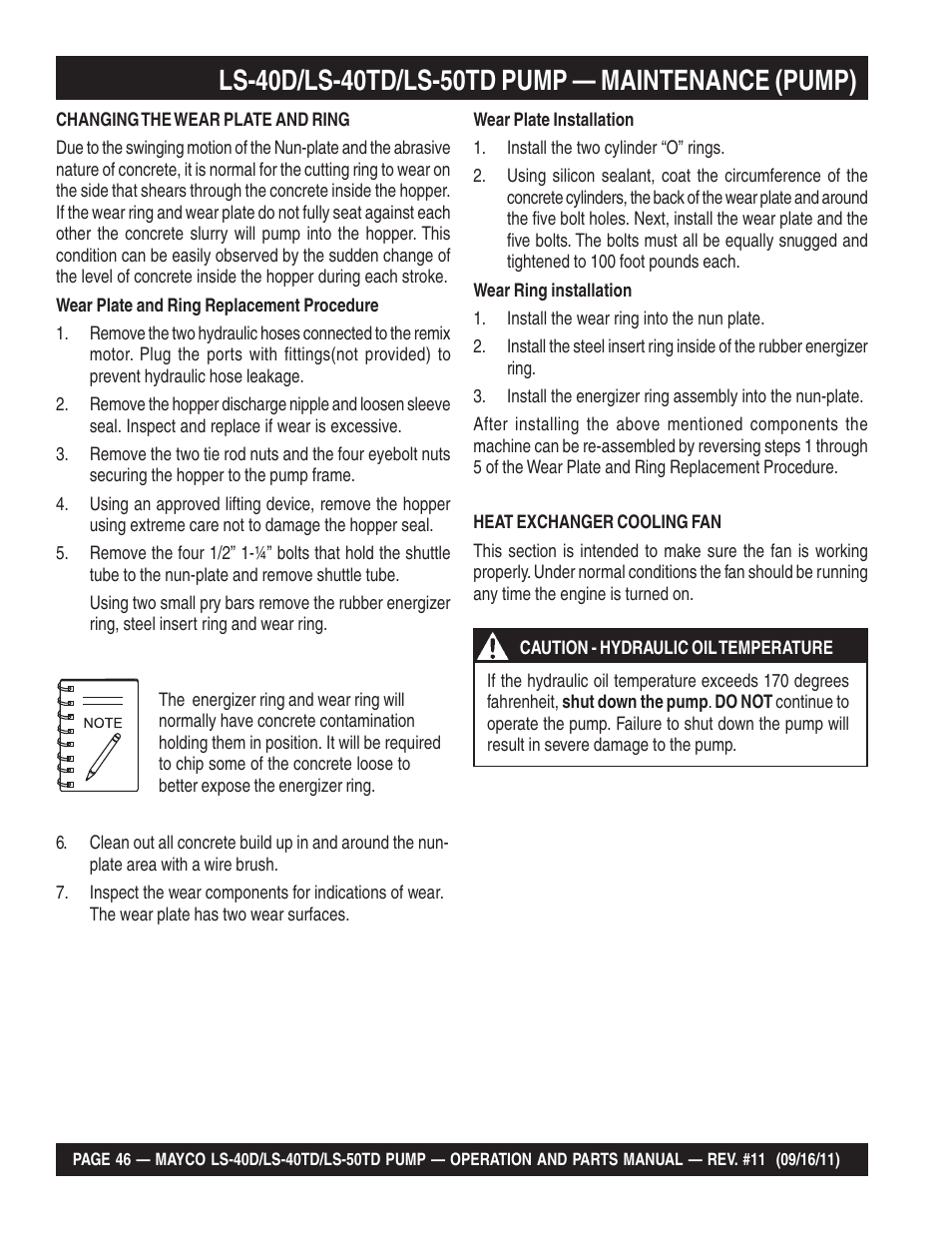 Multiquip LS-50TD User Manual | Page 46 / 140