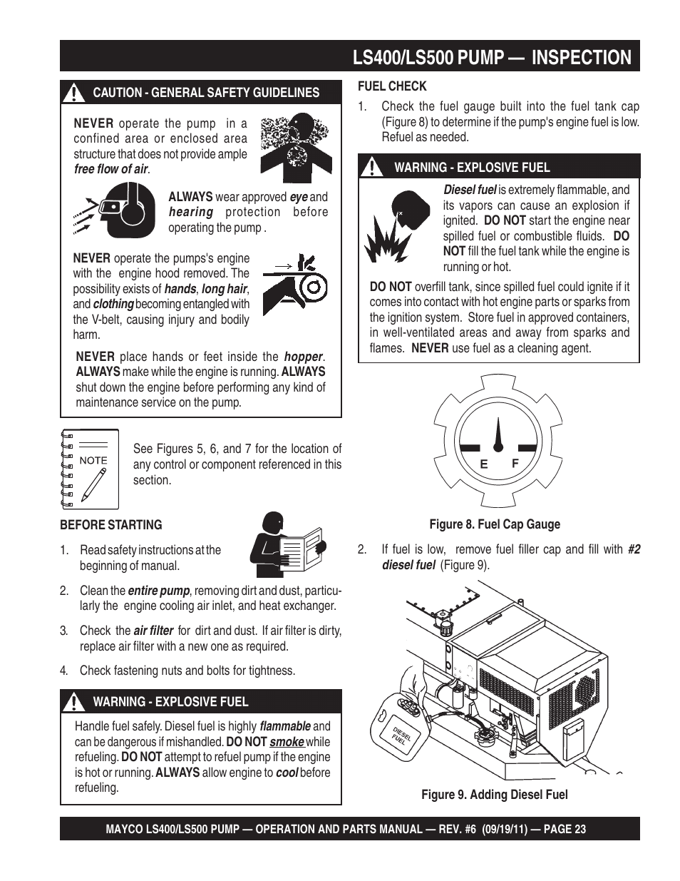 Multiquip LS-500 User Manual | Page 23 / 148