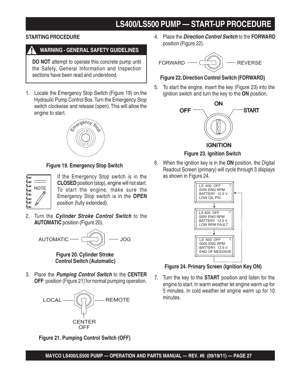 Multiquip LS-500 User Manual | Page 27 / 148