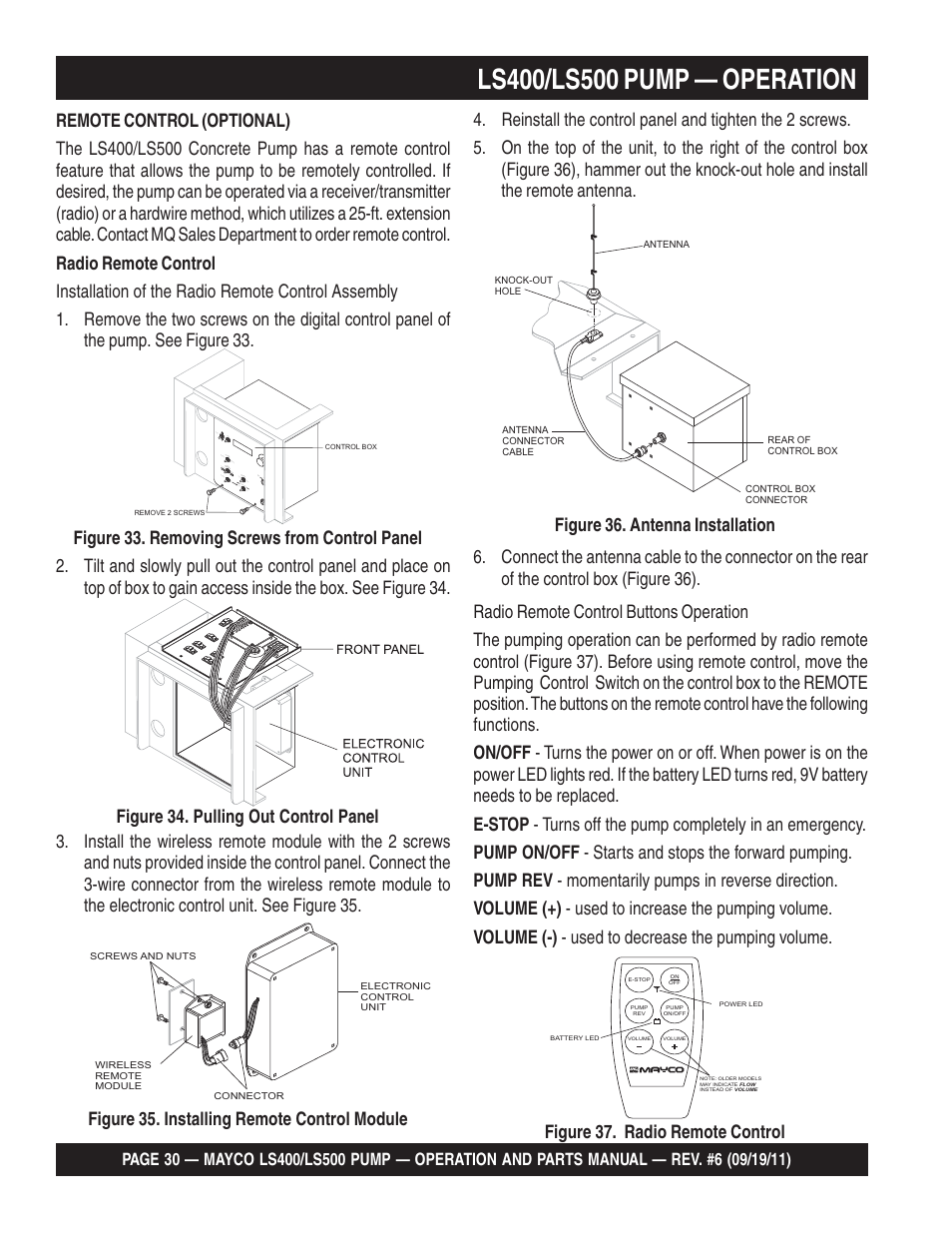 Multiquip LS-500 User Manual | Page 30 / 148