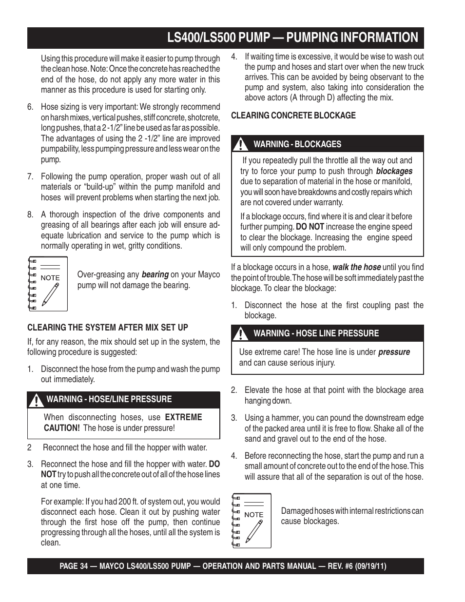 Multiquip LS-500 User Manual | Page 34 / 148